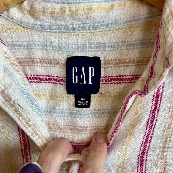 Gap Oversized Linen Dress Shirt - Picture 2 of 3